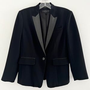 Rag & Bone - Black Blazer with leather accents